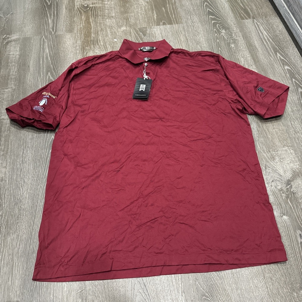 VTG Nike Tiger Woods Michael Jordan Celebrity Invitation Polo Golf Shirt XL NWT